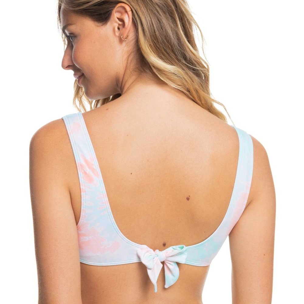 Roxy Tie-Dye Bikini in Mint and Coral - Picture 5 of 6